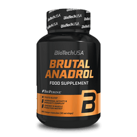 BioTechUSA Brutal Anadrol für Männer konzipiertes Nahrungsergänzungsmittel zur Optimierung des Hormonspiegels mit Koffein, DAA, Q10, Kreatin, Pflanzenextrakten, Vitaminen und Mineralstoffen.