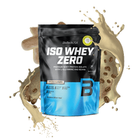 BioTechUSA Iso Whey Zero laktosereduzierte  Molkenprotein-Isolat-haltiges Getränkepulver, gluten- und zuckerfrei, mit fantastischen Geschmacksrichtungen. Sein Proteingehalt unterstützt den Muskelaufbau.