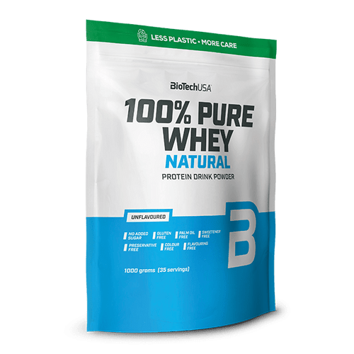 100% Pure Whey Natural Protein Getränkepulver - BioTechUSA