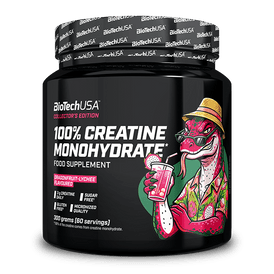 100% Creatine Monohydrate - 300 g Drachenfrucht-Litschi