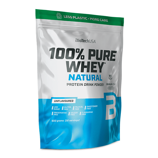 100% Pure Whey Natural Molkenprotein-Konzentrat Getränkepulver - 900 g