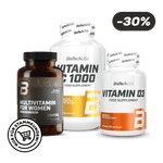 Vitamin C1000 + Vitamin D3 + Multivitamin For Women from organic sources