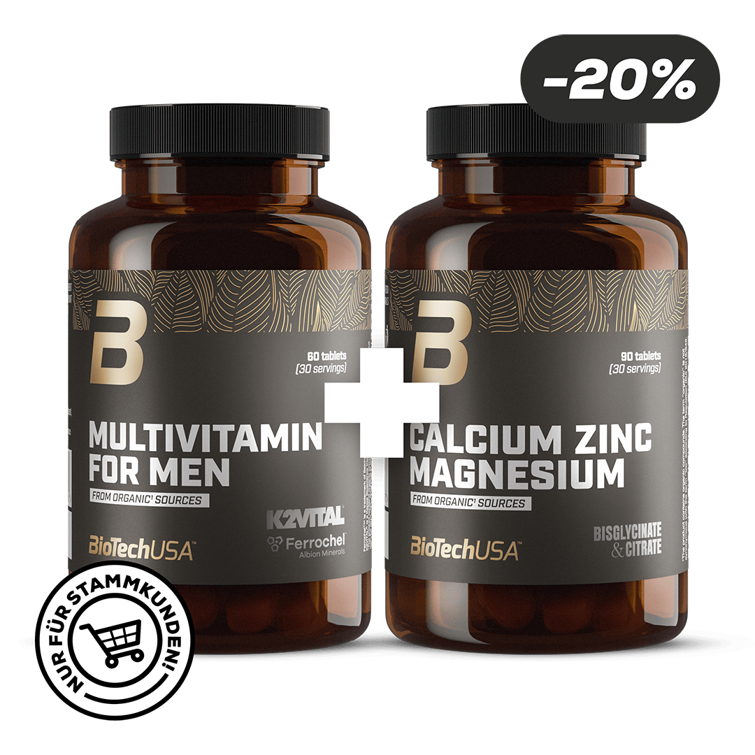 Multivitamin For Men + Calcium Zinc Magnesium from organic sources