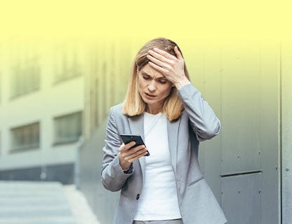 Die eine stressige, belastende Zeit durchmachen