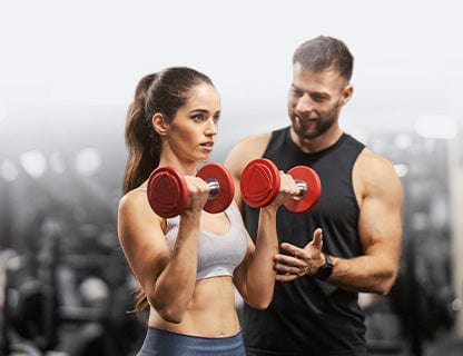 Sportlern und Trainern