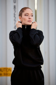 HARMONY Damen Oversized Half-Zip Pullover