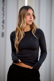 TIMELESS Damen Kompressions-Langarmshirt