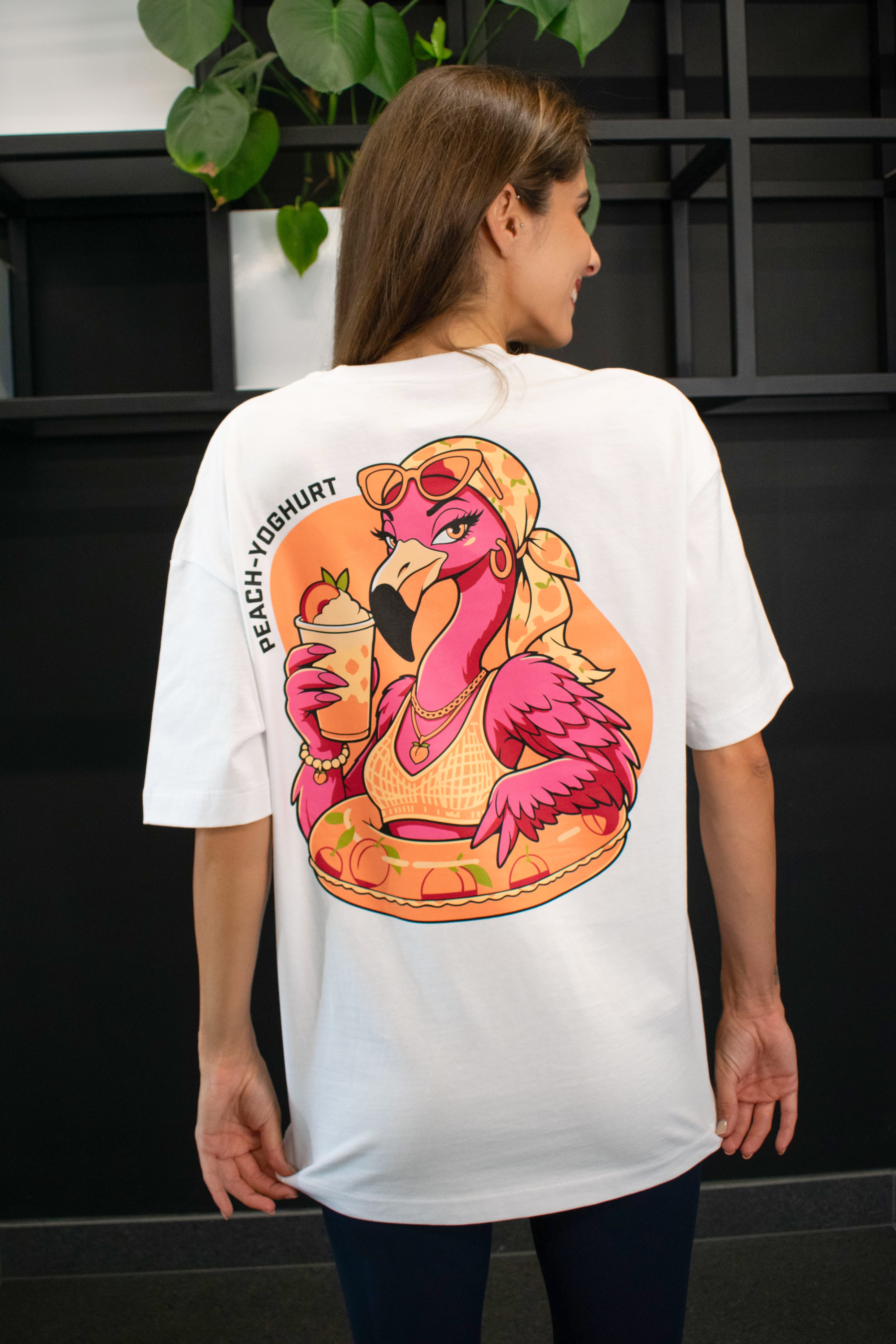 Limitierte Unisex Oversized T-Shirt (Pfirsichjoghurt)
