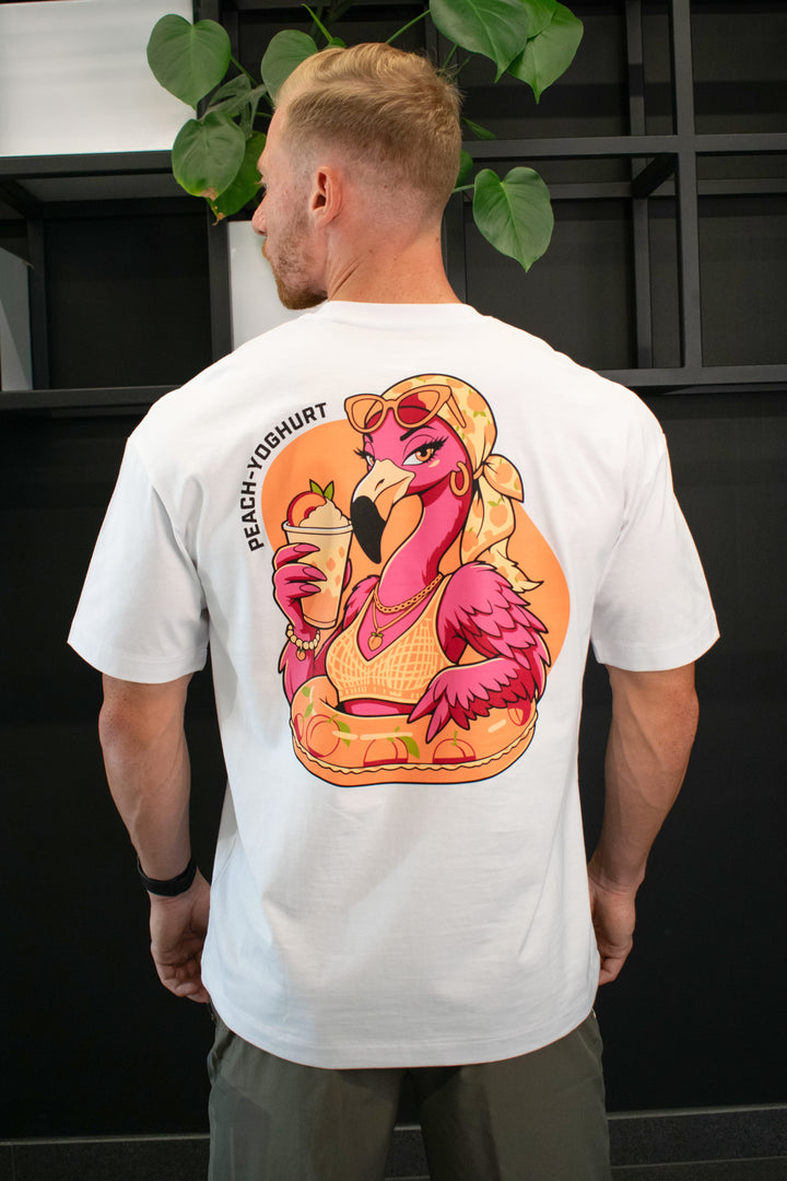 Limitierte Unisex Oversized T-Shirt (Pfirsichjoghurt)