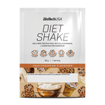 BioTechUSA Diet Shake ballaststoffreiches Eiweißgetränkepulver mit niedrigem Fettgehalt, mit Super-Lebensmitteln, frei von Palmöl.