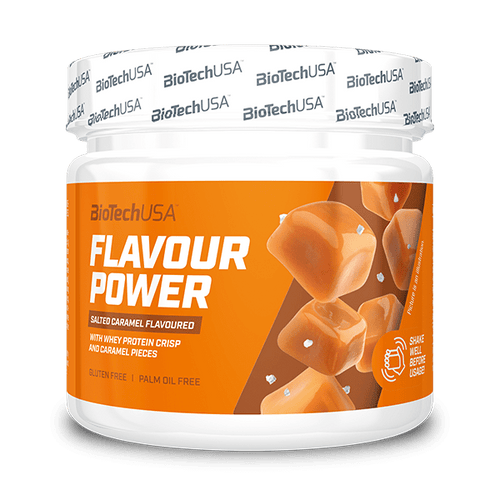 BioTechUSA Flavour Power ist ein in 5 verschiedenen Geschmacksrichtungen erhältliches Aromapulver, ohne Palmöl, Gluten.