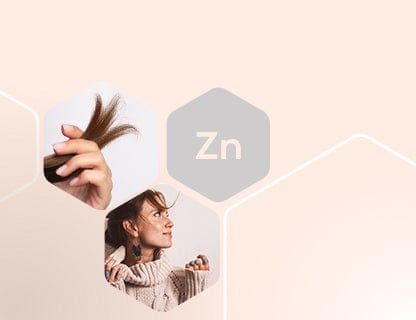 Zink, für starkes Haar und starke Nägel