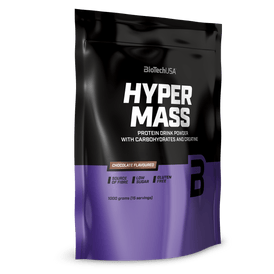 Hyper Mass ist eine Weight Gainer der Extraklasse! Dieser Massezuwachs-Drink enthält mit Kohlenhydraten, Proteinen und Kreatin alles, was man zum Muskelaufbau und für ein kraftvolles Training braucht.
