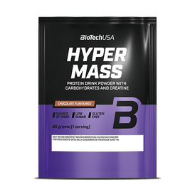 Hyper Mass ist eine Weight Gainer der Extraklasse! Dieser Massezuwachs-Drink enthält mit Kohlenhydraten, Proteinen und Kreatin alles, was man zum Muskelaufbau und für ein kraftvolles Training braucht.