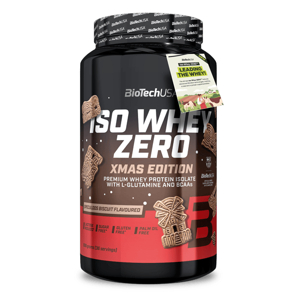 Iso Whey Zero Protein Isolat Pulver - 908 g Spekulatius-Keks