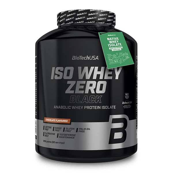 Iso Whey Zero Black Getränkepulver auf Basis von Molkeproteinisolat - 1816 g
