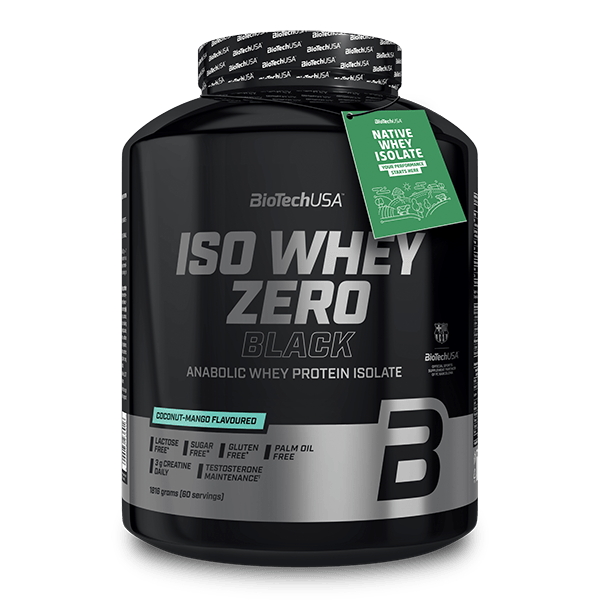 Iso Whey Zero Black Getränkepulver auf Basis von Molkeproteinisolat - 1816 g
