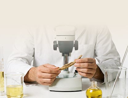 Wissenschaftlich untersuchter Rohstoff 