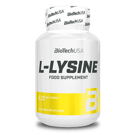 BioTechUSA L-Lysin Kapseln mit essentieller Aminosäure.