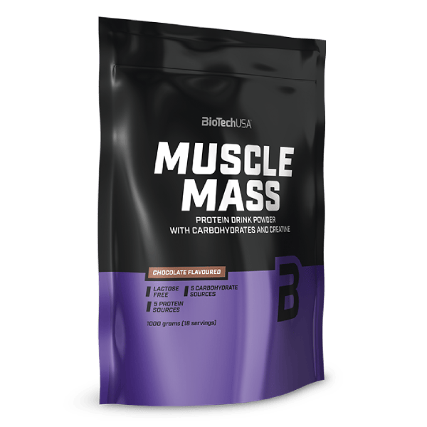 Muscle Mass kohlenhydrat- und eiweißhaltiges Getränkepulver - 1000 g