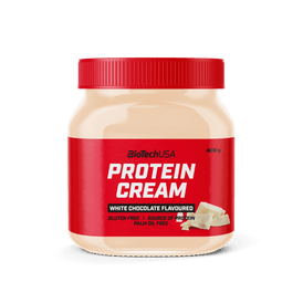 Die Protein Cream von BioTechUSA wird mit Molkeneiweiß hergestellt. So stellt es eine hervorragende Alternative dar, wenn du den Drang nach etwas Süßem verspürst.