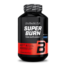 BioTechUSA Super Burn ist koffeinfrei: Mit Carnipure® L‑Carnitin, Cholin und BioPerine® unterstützt es den Fettstoffwechsel und die Verwertung der Wirkstoffe.