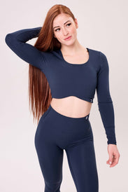 BACKLESS PADDED LONG-SLEEVE Damen Oberteil