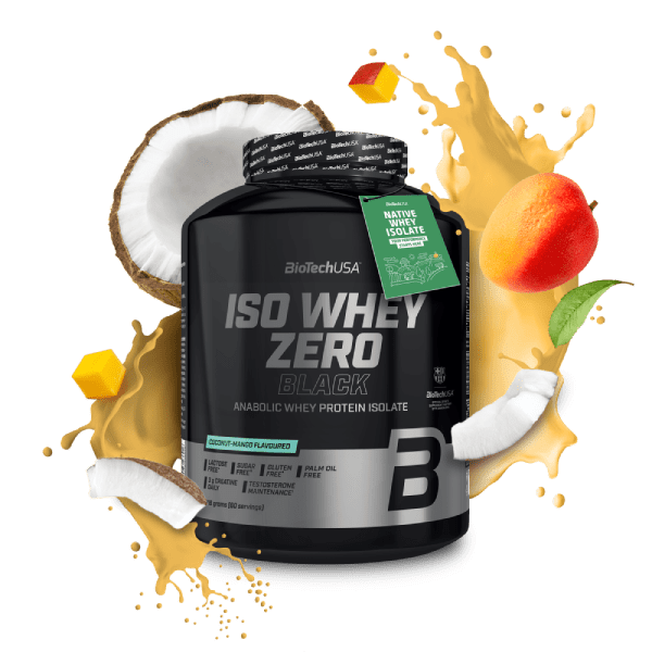 Iso Whey Zero Black Getränkepulver auf Basis von Molkeproteinisolat - 1816 g