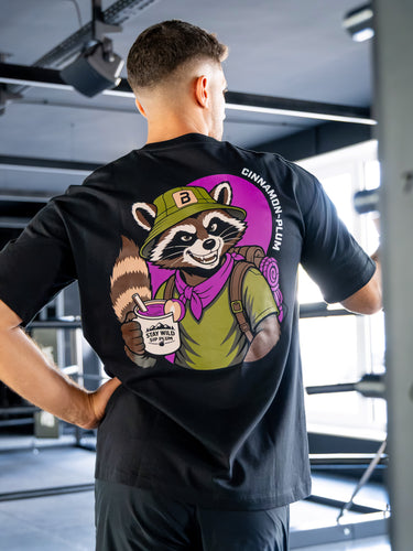 Limitierte Unisex Oversized T-Shirt (Zimt - Pflaume)