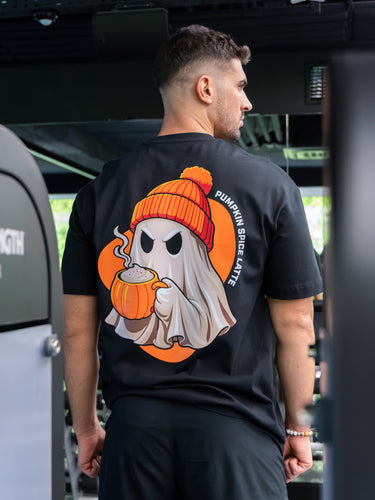 Limitierte Unisex Oversized T-Shirt (Pumpkin Spice Latte)