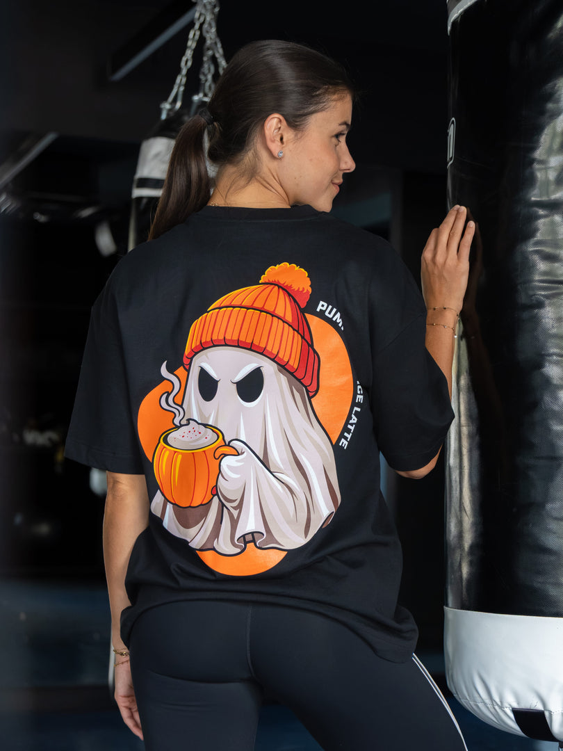 Limitierte Unisex Oversized T-Shirt (Pumpkin Spice Latte)