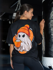 Limitierte Unisex Oversized T-Shirt (Pumpkin Spice Latte)