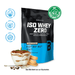 Iso Whey Zero Protein Isolat Pulver - 500 g von BioTechUSA