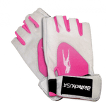 Lady 1 - weibliche Handschuhe - rosa-weiß